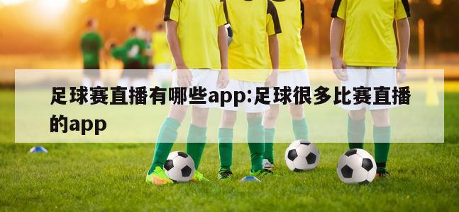 足球赛直播有哪些app:足球很多比赛直播的app