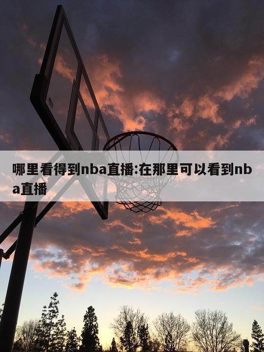 哪里看得到nba直播:在那里可以看到nba直播