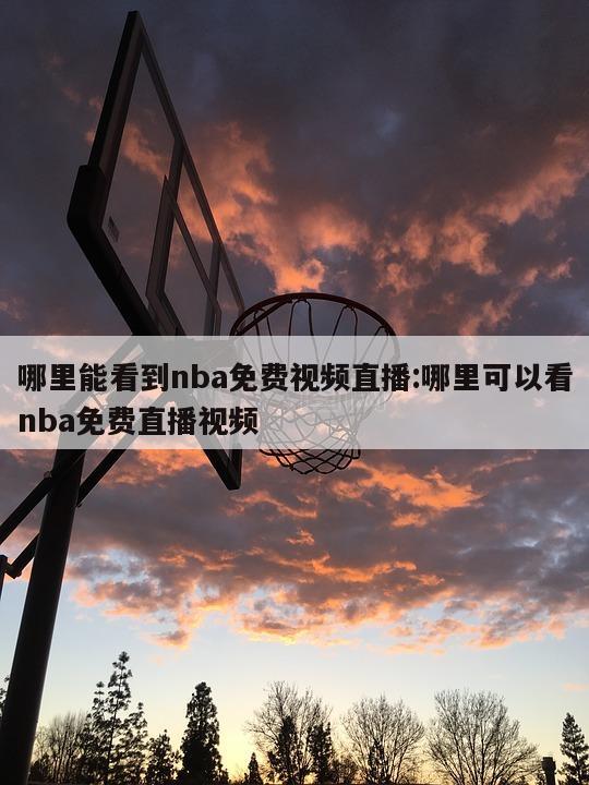 哪里能看到nba免费视频直播:哪里可以看nba免费直播视频